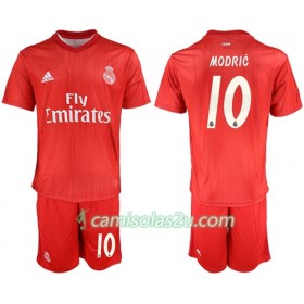 Camisolas de Futebol Real Madrid Modric 10 Criança Equipamento 3ª 2018/19 Manga Curta